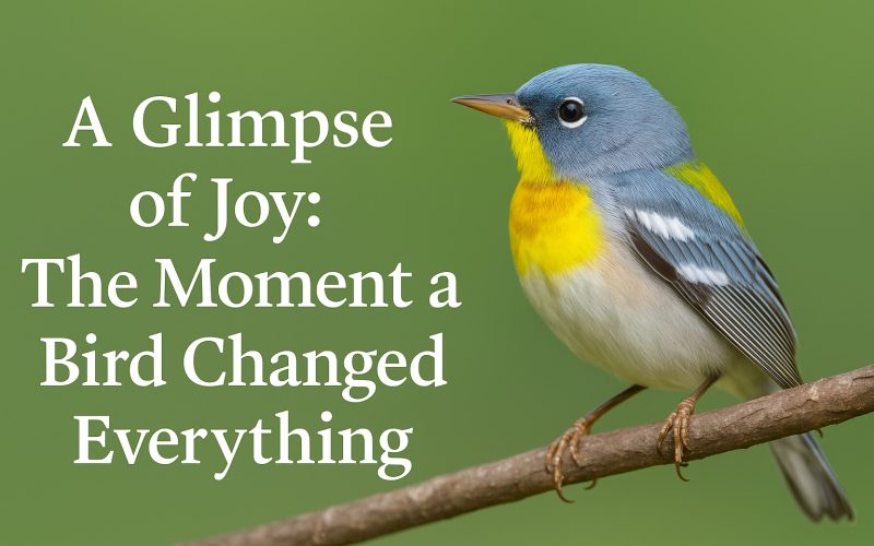 A Glimpse of Joy: The Moment a Bird Changed Everything