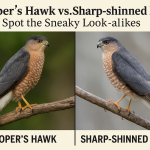 How to tell a Cooper from a Sharp-shinned Hawk