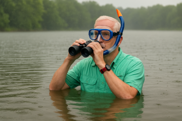 Gone Birding (Bring a Raft): Snorkeling for Warblers at Cooper Lake