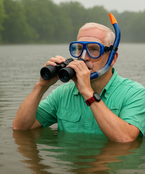 Gone Birding (Bring a Raft): Snorkeling for Warblers at Cooper Lake