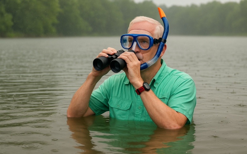 Gone Birding (Bring a Raft): Snorkeling for Warblers at Cooper Lake
