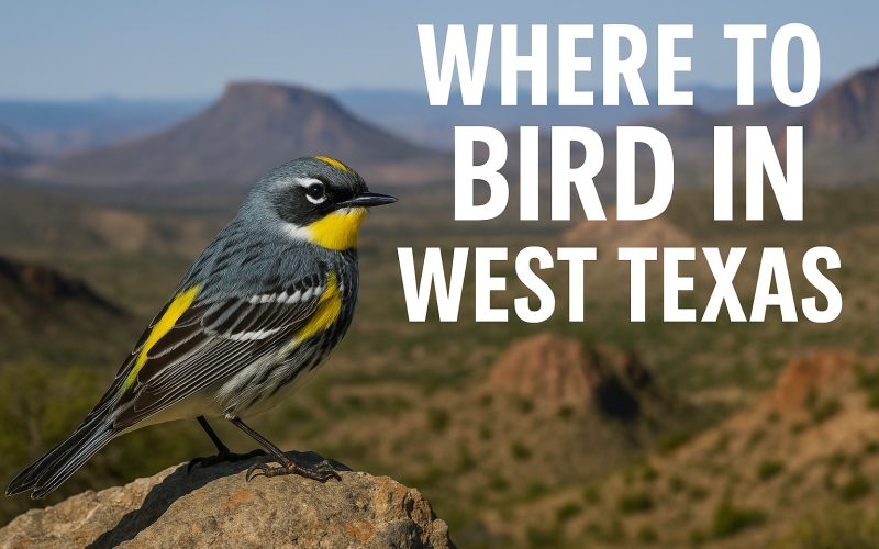 Where to Bird in WEst Texas - Texas Birder locations - Bird IDs