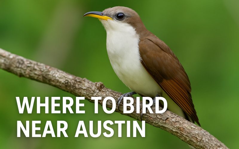 Where to Bird Near Austin: Hill Country Highlights, City Surprises & Feathered Funk