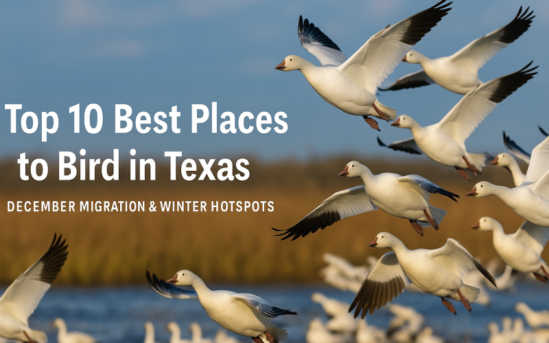 Top Ten Best Places to Bird in Texas During December
