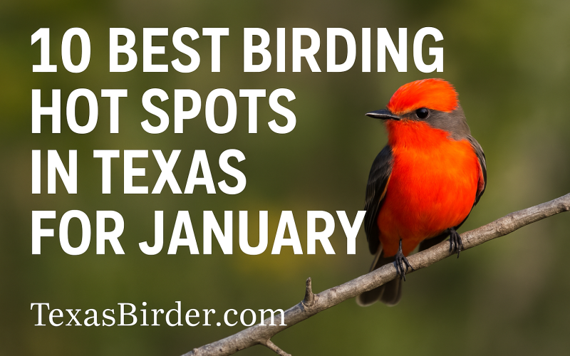 Top Ten Best Places to Bird in Texas During January