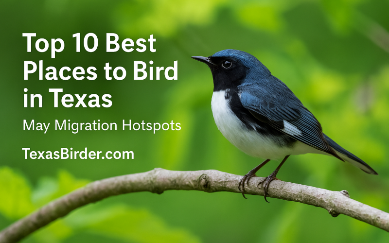 Best Places to Bird in Texas During May; TexasBirder.com
