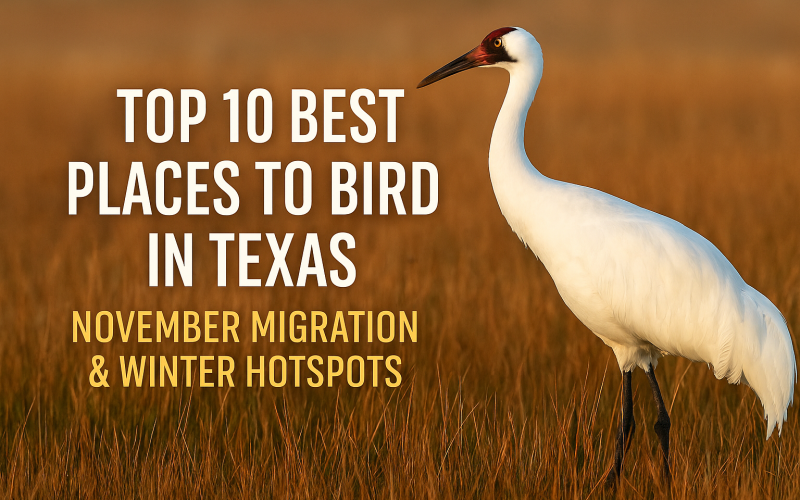 Top Ten Best Places to Bird in Texas During November