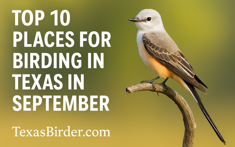 Top Ten Best Places to Bird in Texas During September